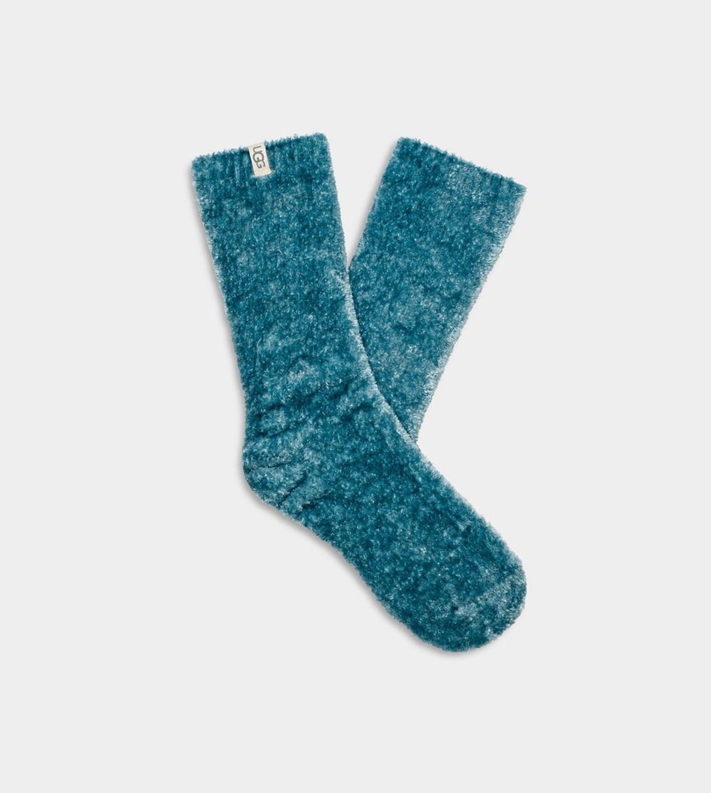 Ugg Socks Canada - Ugg Women's Leda Cozy Blue